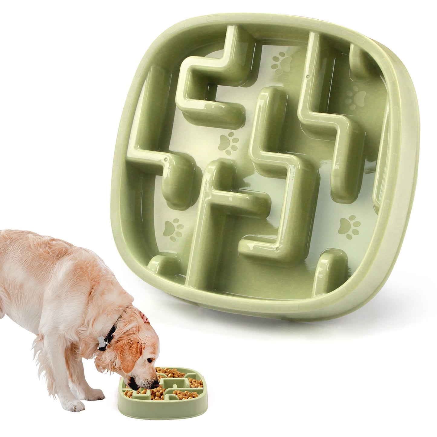 Pet Dog Slow Feeder Bowl