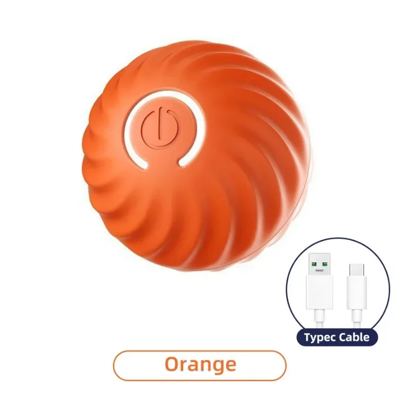 Electronic pet toy ball.