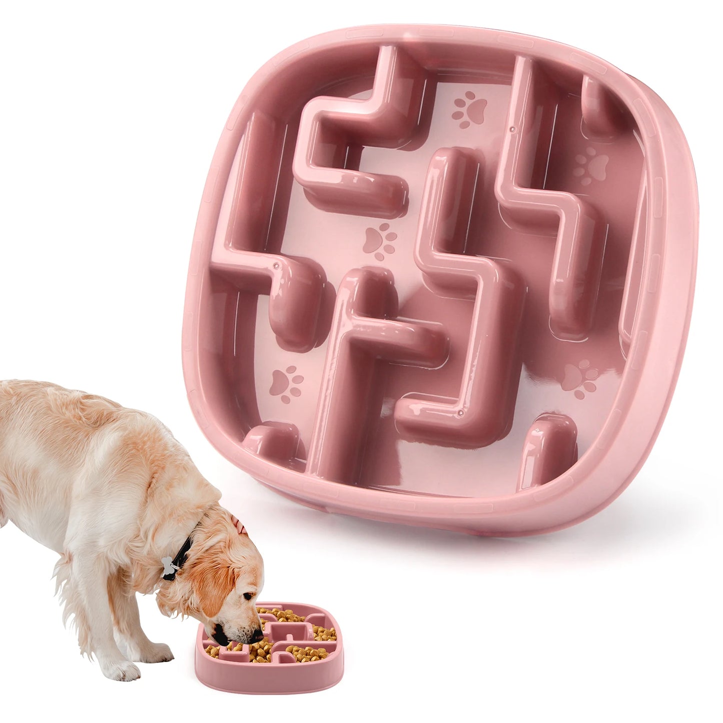 Pet Dog Slow Feeder Bowl