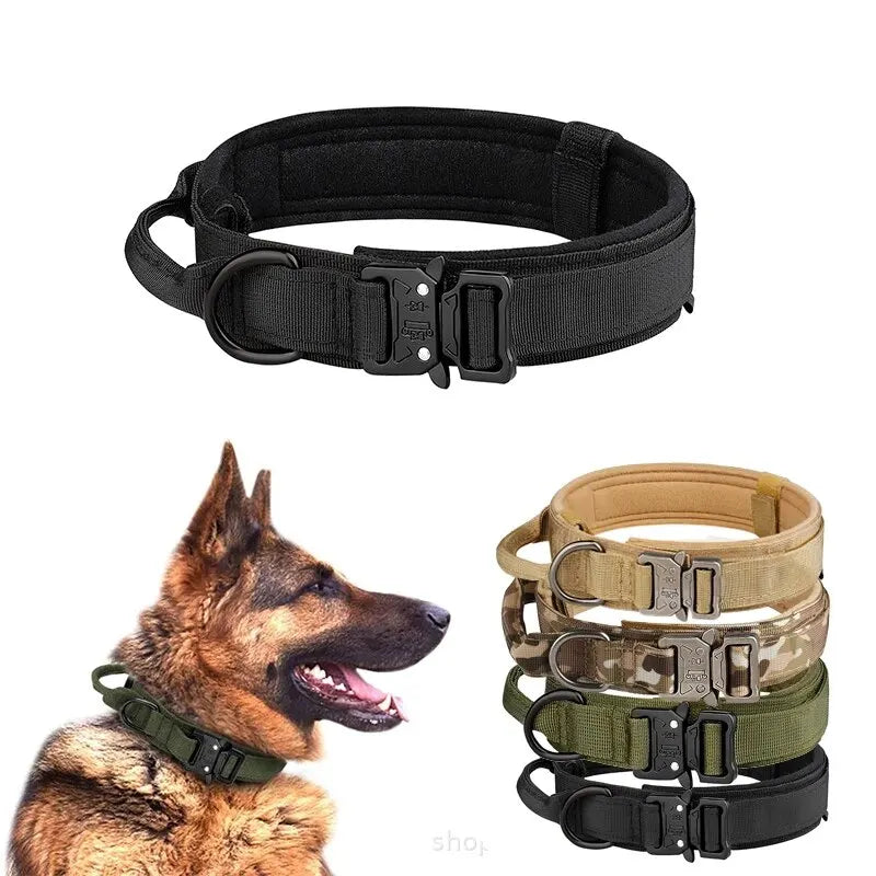 Tactical Dog Collar For Medium And Large Dogs.