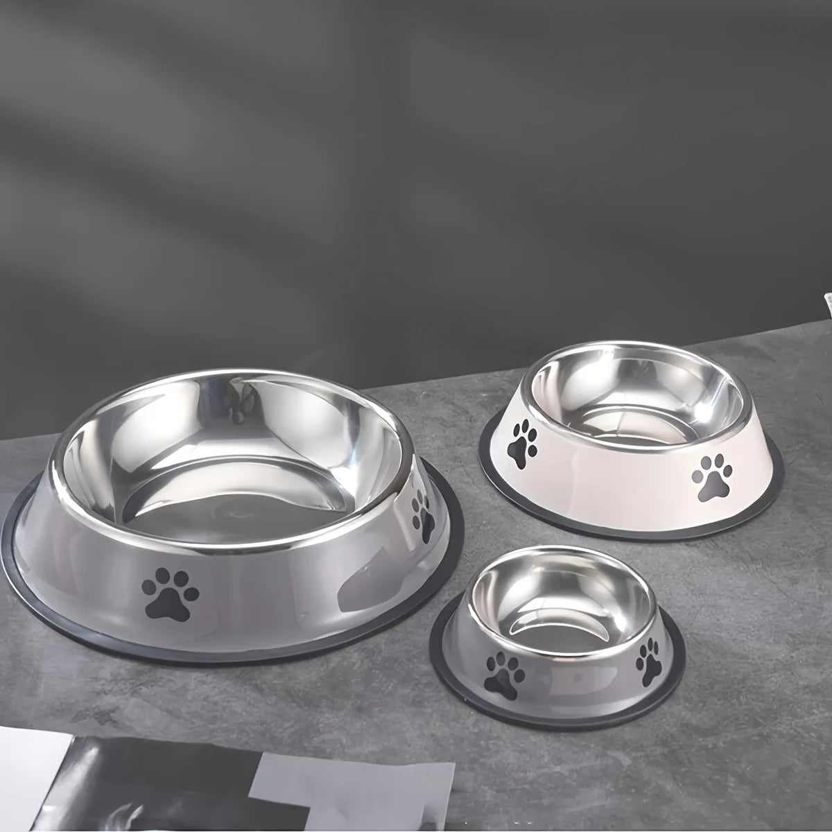 1PC Stainless Steel Pet Bowl