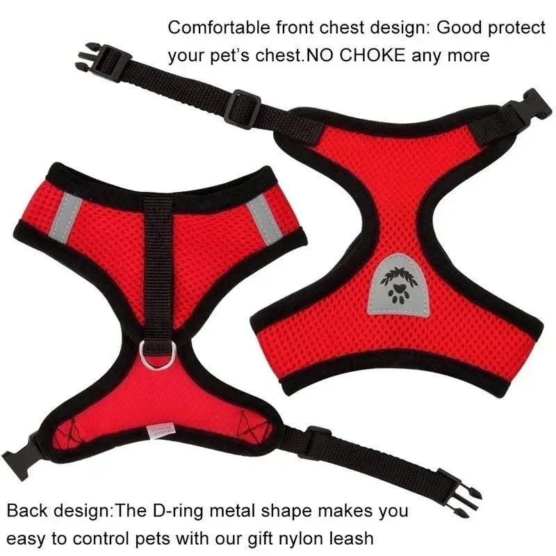 Puppy Cat Vest Harness With Leash.