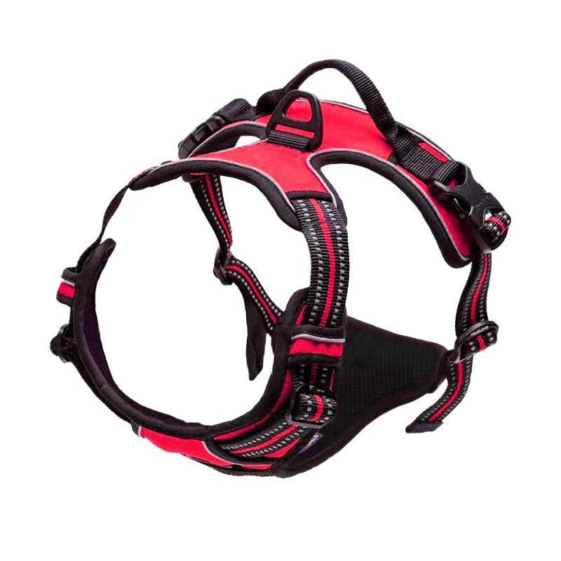 Pet Dog Harness Reflective Adjustable Breathable Vest.