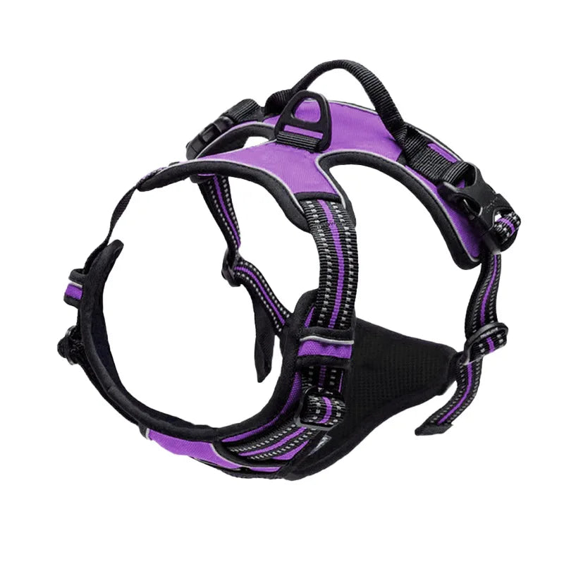 Pet Dog Harness Reflective Adjustable Breathable Vest.